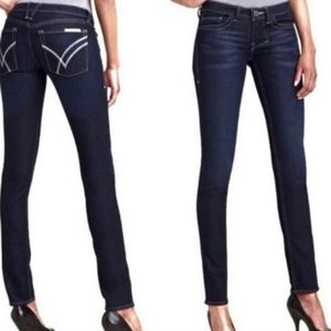 WILLIAM RAST DARK WASH SKINNY JEANS WOMEN'S SIZE 29